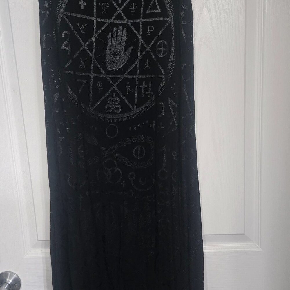 Killstar occult maxi skirt